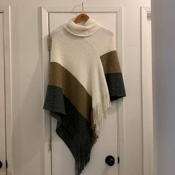 Chico’s Sparkly Poncho - Picture 2 of 4